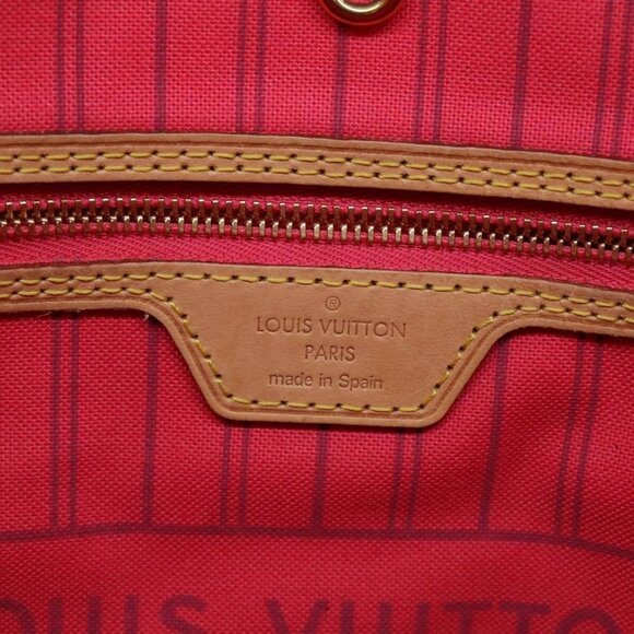 LOUIS VUITTON Monogram V line Neverfull MM Tote Bag Pink M41602 LV Auth am4905 - Picture 10 of 16